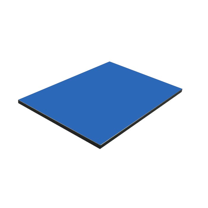 Próbka blat HPL 10 mm 0717 niebieski 150x150 mm