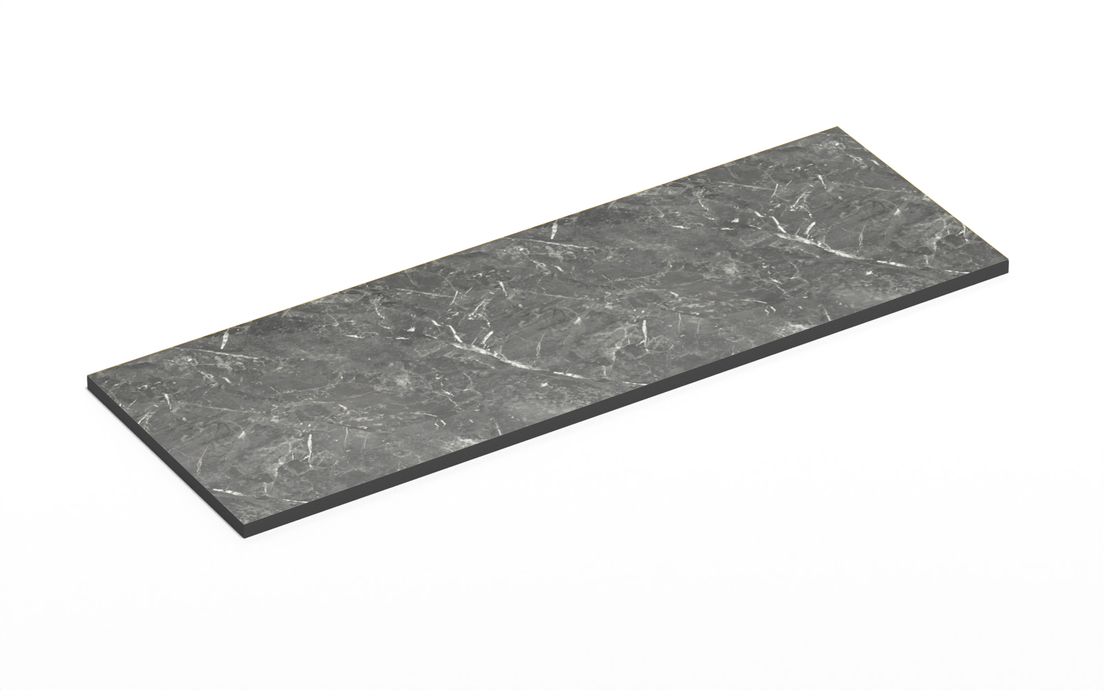 Płyta HPL 12 mm - 1230x650 mm, Czarny Marmur (03357) - S1:E0008