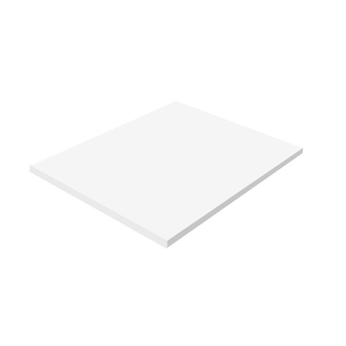 Blat ceramiczny 12 mm - 2460x750 mm, Biały (Krion) - S2:G0067