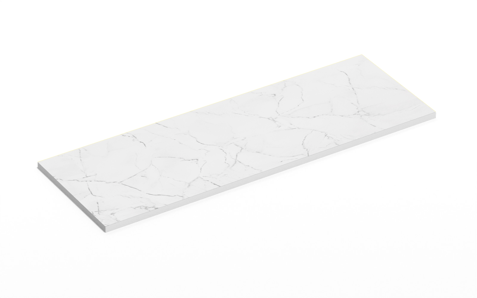 Płyta HPL 12 mm - 2160x650 mm, Biały (M138 EXM) - S2:G0065